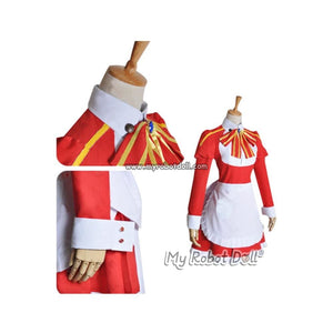 Cosplay Maid Outfit For Rika Shinozaki Sword Art Online Anime Doll Accessory