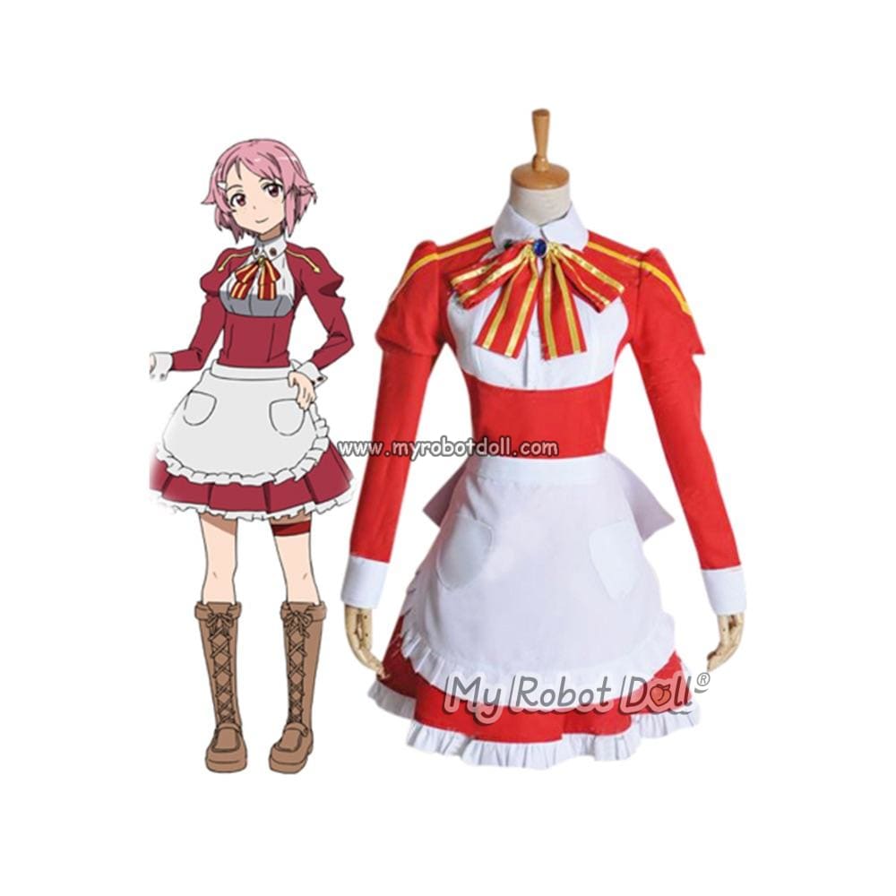 Cosplay Maid Outfit For Rika Shinozaki Sword Art Online Anime Doll Accessory