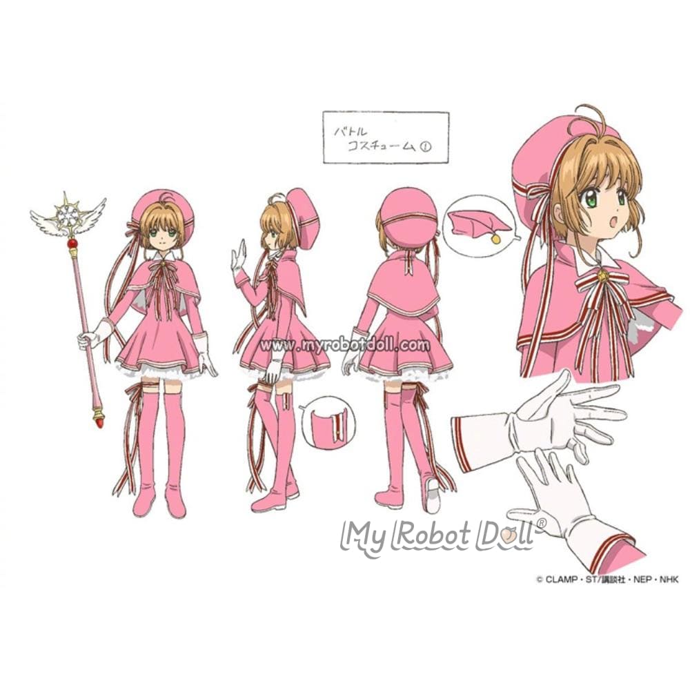 Cosplay Outfit For Cardcaptor Sakura Anime Doll V5 Accessory