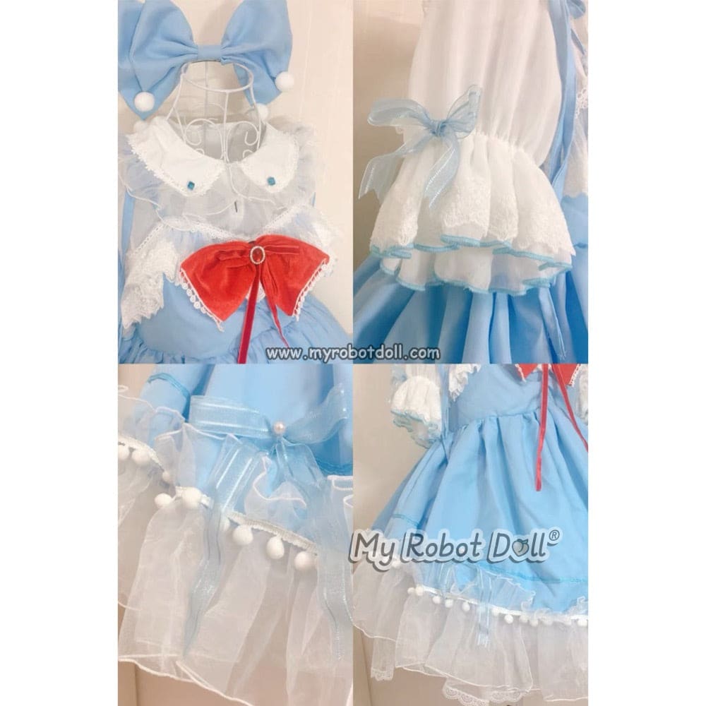 Cosplay Outfit For Cirno Anime Doll Accessory