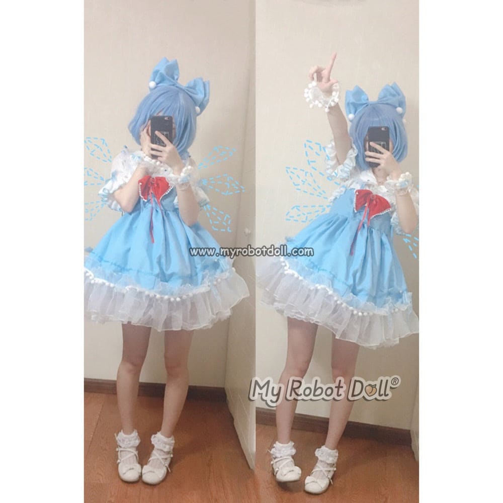 Cosplay Outfit For Cirno Anime Doll Accessory