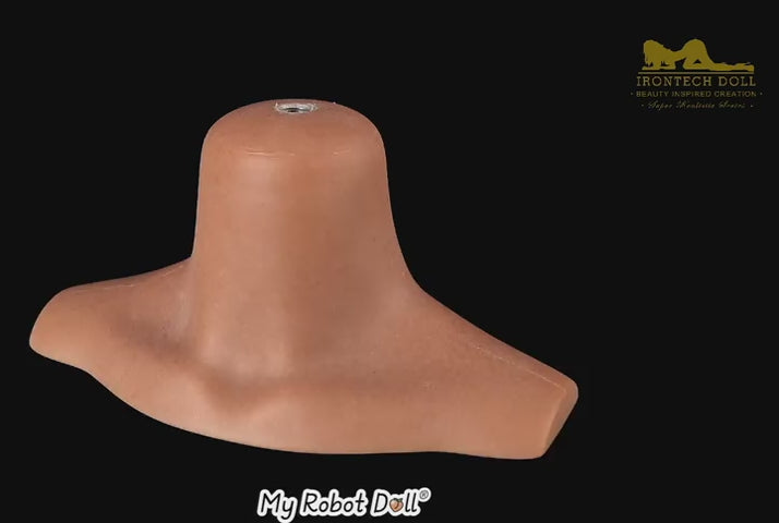 Sex doll silicone head stand with M16 connector