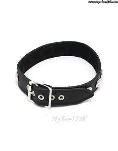 Rimba #7534 - Leather Collar With Studs 2.5 Cm Wide Sex Toy