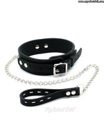 Load image into Gallery viewer, Rimba #9112 - Silicone Collar 5 Cm Wide With Dog Leash Sex Toy

