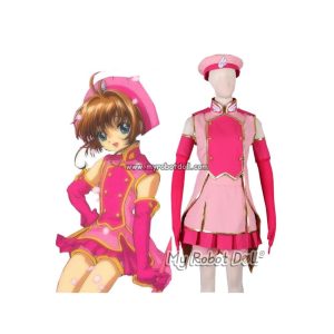 Authentic accessories, outfits experience with Cosplay Outfit for Cardcaptor Sakura Anime Doll V3 from Sakura Doll in nan material.